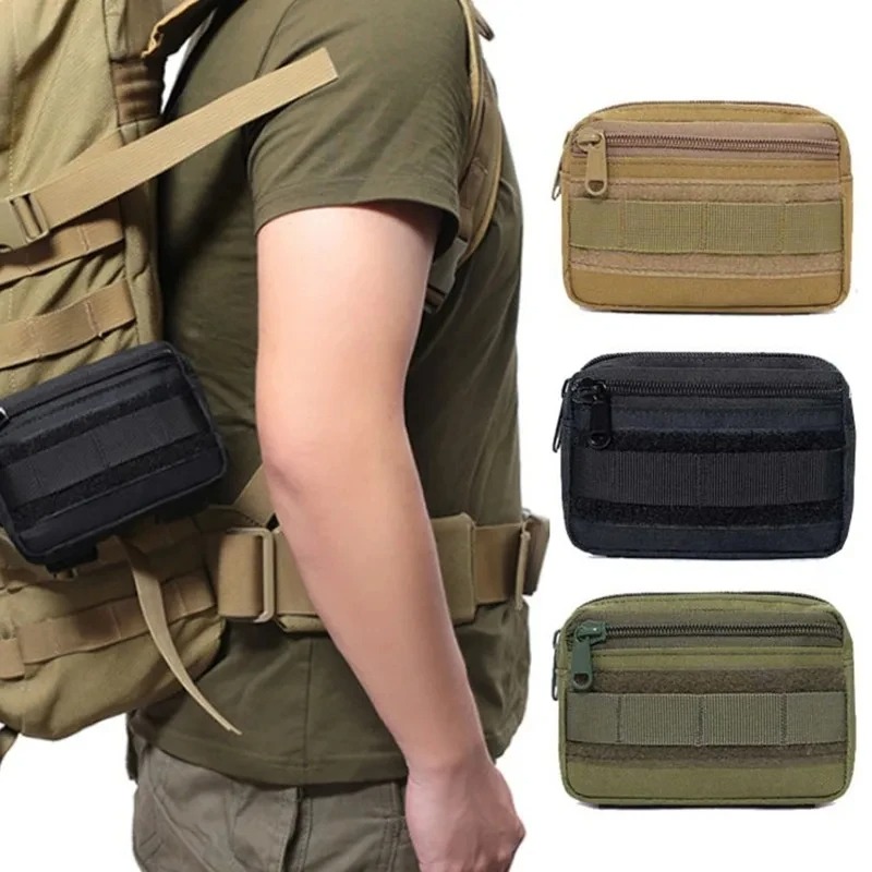 Edc Carry Fanny Pack - ชุดเครื่องมือ EDC สำหรับกิจกรรมกลางแจ้ง กระเป๋าคาดเอวลายพราง Molle อเนกประสงค์