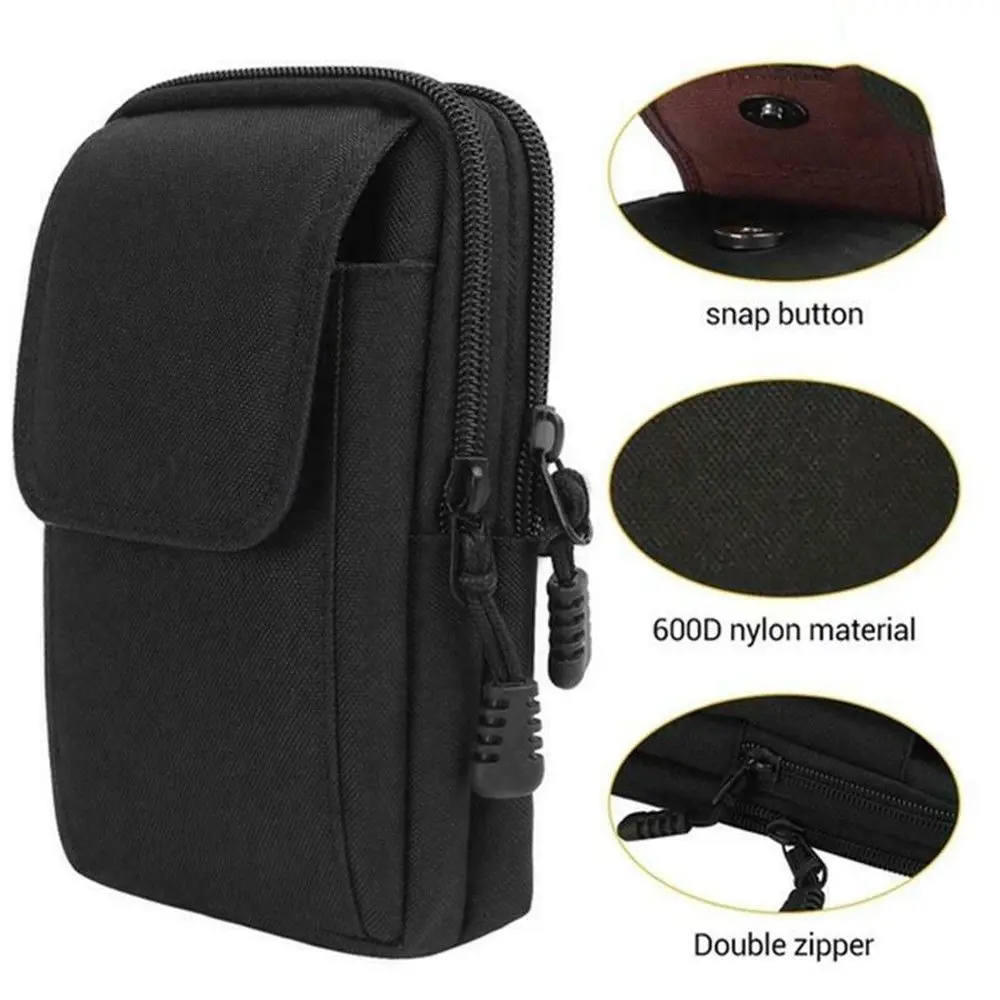 Edc Carry Fanny Pack - กระเป๋าคาดเอวแบบ MOLLE สำหรับผู้ชาย เหมาะสำหรับกิจกรรมทางยุทธวิธี, กระเป๋าคาดเอวสไตล์ทหาร สำหรับวิ่ง,