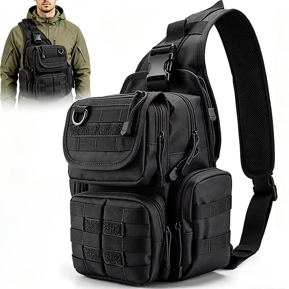 กระเป๋าปืนพกยุทธวิธี กระเป๋าปื - Edc Concealed Carry Sling Bag บทวิจารณ์และราคา